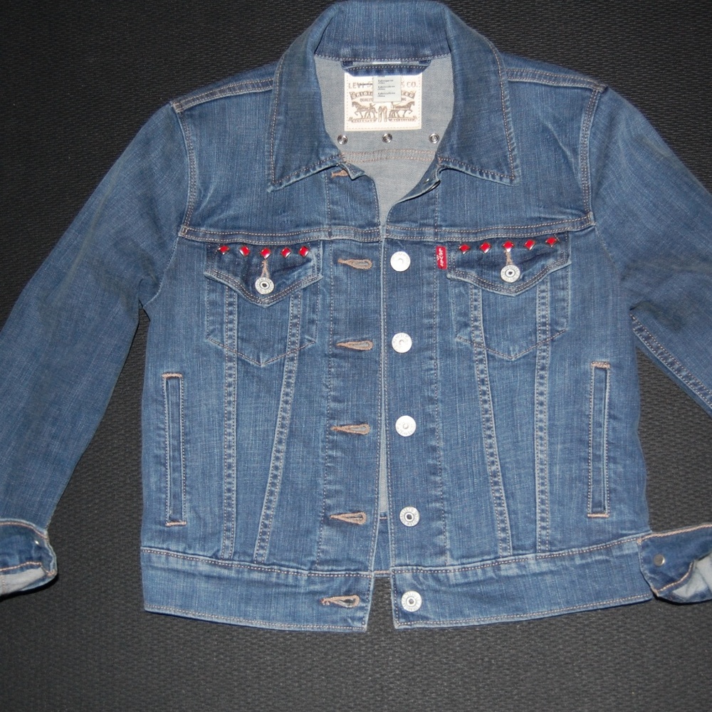Womens Levis short denim jacket